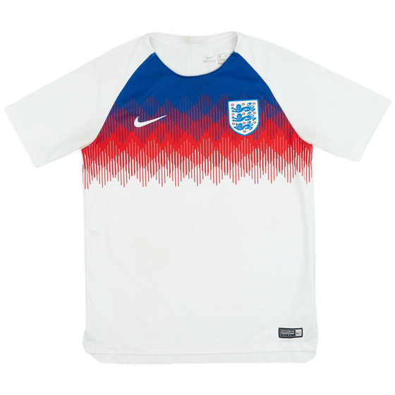 2018-19 England Nike Pre-Match Shirt - 6/10 - (XL.Boys)