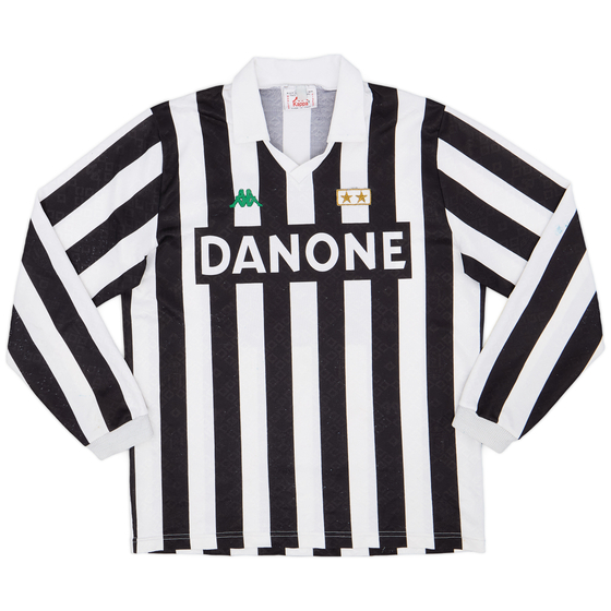 1992-94 Juventus Home L/S Shirt #10 - 6/10 - (L)
