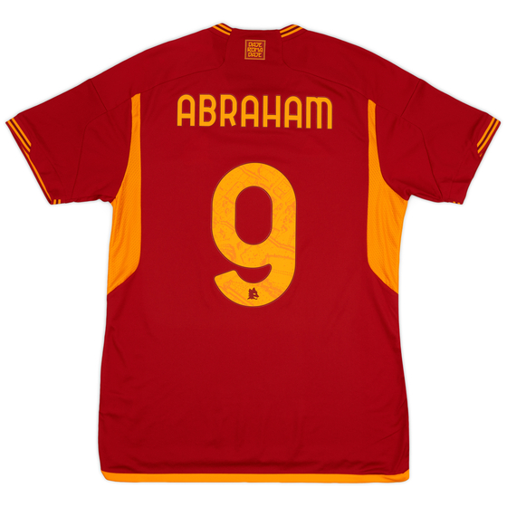 2023-24 Roma Home Shirt Abraham #9