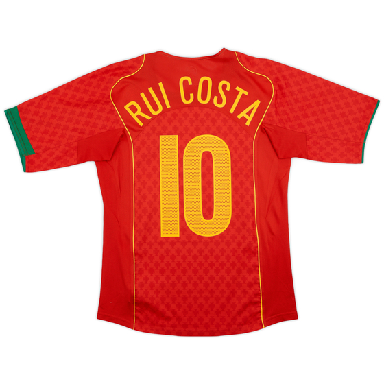 2004-06 Portugal Home Shirt Rui Costa #10 - 9/10 - (S)