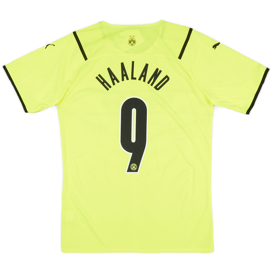 2021-22 Borussia Dortmund Player Issue Home European Shirt Haaland #9