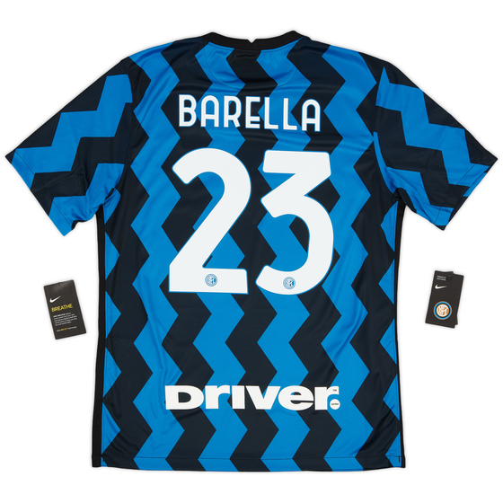 2020-21 Inter Milan Home Shirt Barella #23
