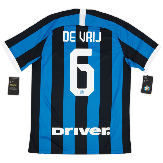 2019-20 Inter Milan Home Shirt De Vrij #6