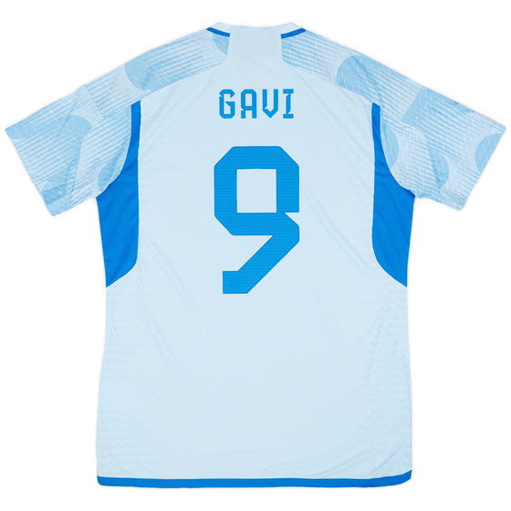 2022-23 Spain Authentic Away Shirt Gavi #9 (M)