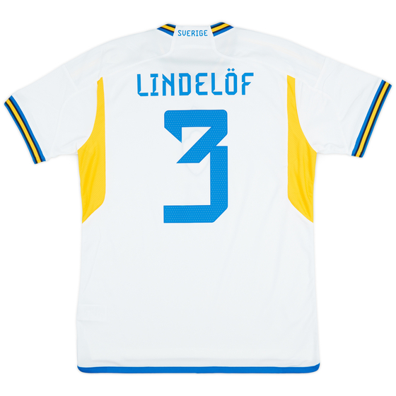 2022-23 Sweden Away Shirt Lindelöf #3