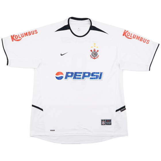 2003 Corinthians Home Shirt #9 - 7/10 - (XL)