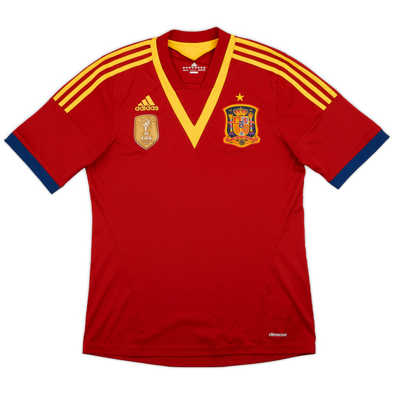 2013 Spain Confederations Cup Home Shirt - 9/10 - (M)