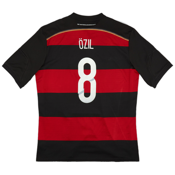 2014-15 Germany Away Shirt Ozil #8 - 9/10 - (XL)