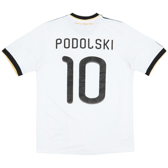 2010-11 Germany Home Shirt Podolski #10 - 9/10 - (XL.Boys)