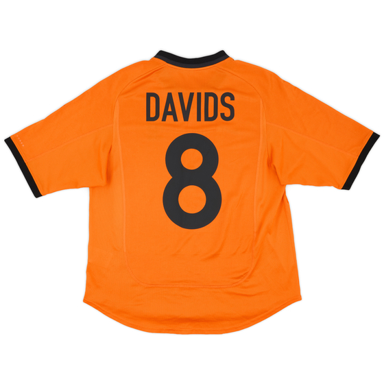 2000-02 Netherlands Home Shirt Davids #8 - 7/10 - (L)