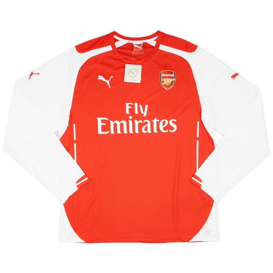 2014-15 Arsenal Home L/S Shirt (XL)