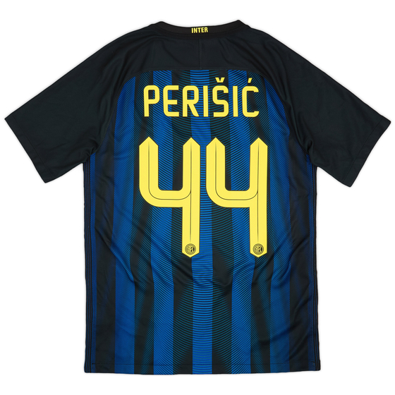 2016-17 Inter Milan Home Shirt Perisic #44 - 9/10 - (S)