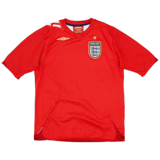 2006-08 England Away Shirt - 9/10 - (L.Boys)