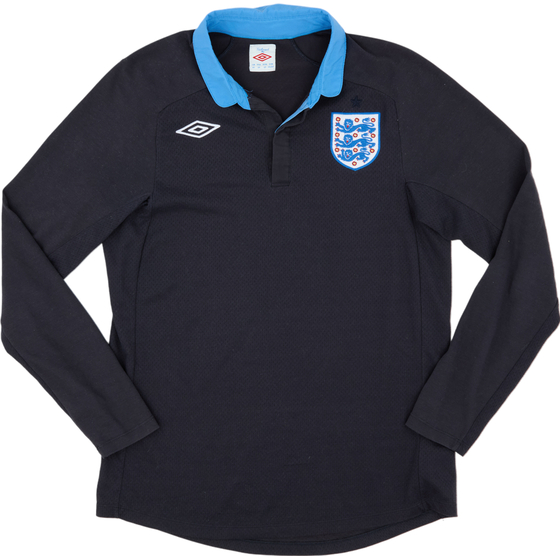 2011-12 England Away L/S Shirt - 9/10 - (M)