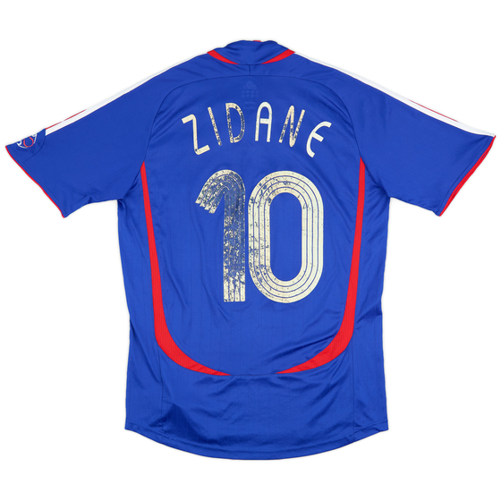 2006-07 France Home Shirt Zidane #10 - 4/10 - (M)