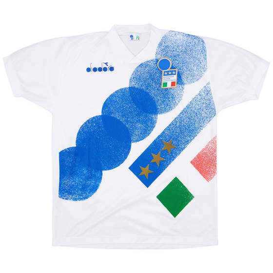 1992-94 Italy Diadora Training Shirt - 4/10 - (L)
