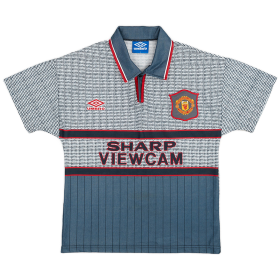 1995-96 Manchester United Away Shirt - 8/10 - (Y)