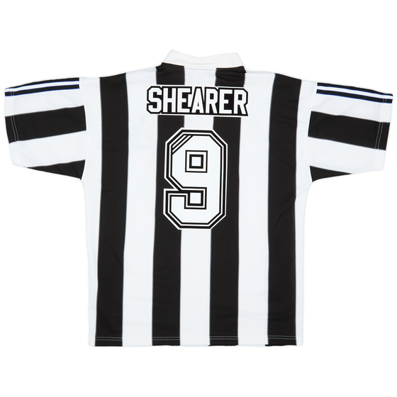 1995-97 Newcastle Home Shirt Shearer #9 - 9/10 - (L)