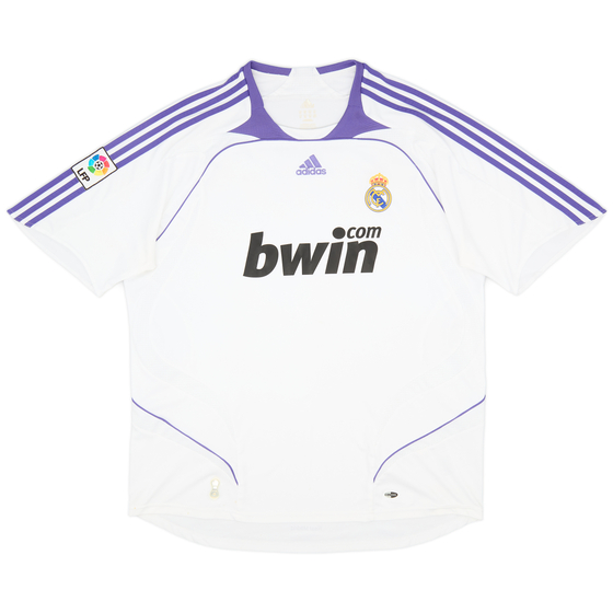 2007-08 Real Madrid Home Shirt - 8/10 - (XXL)