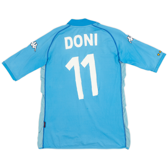 2002 Italy Home Shirt Doni #11 - 3/10 - (L)