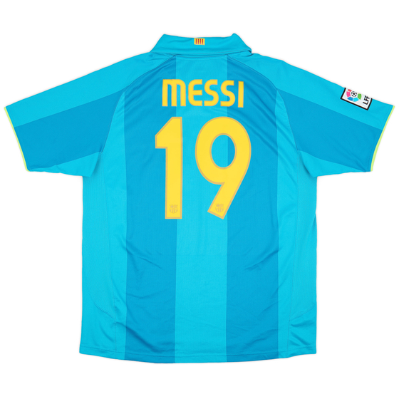2007-09 Barcelona Away Shirt Messi #19 - 9/10 - (L)