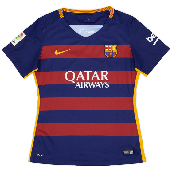 2015-16 Barcelona Home Shirt - 9/10 - (Women's M)