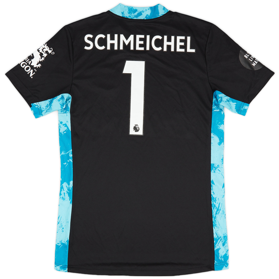 2020-21 Leicester Match Issue GK Shirt Schmeichel #1