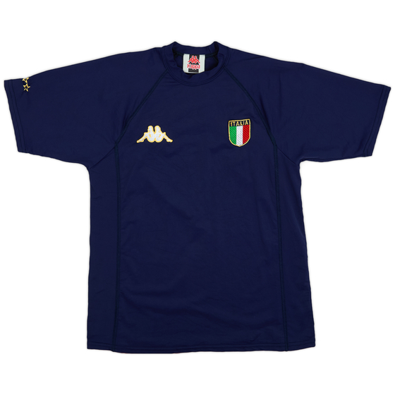 2002-03 Italy Kappa Training Shirt - 9/10 - (M)