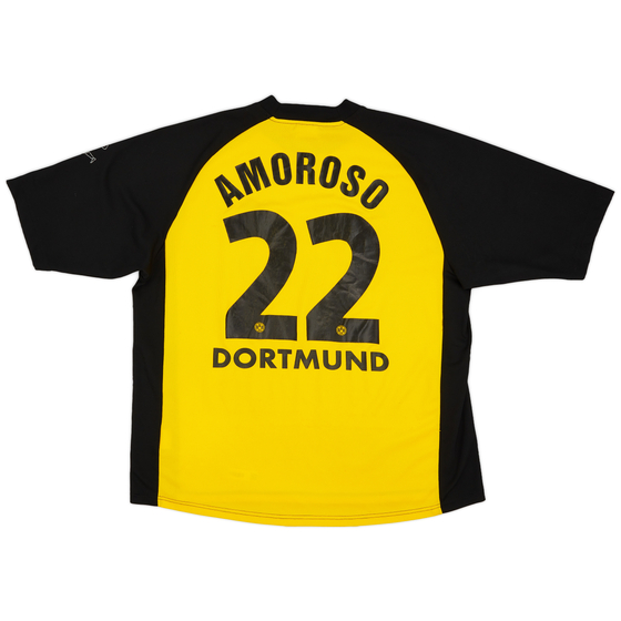 2001-02 Borussia Dortmund Home Shirt Amoroso #22 - 6/10 - (XXL)