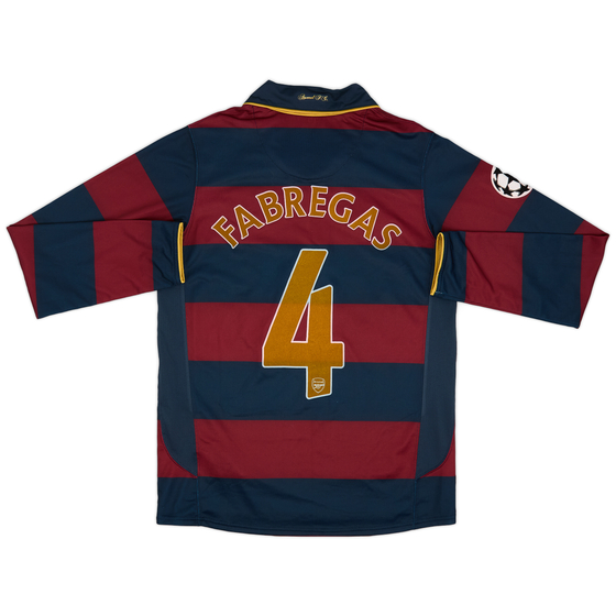 2007-08 Arsenal Third L/S Shirt Fabregas #4 - 7/10 - (S)