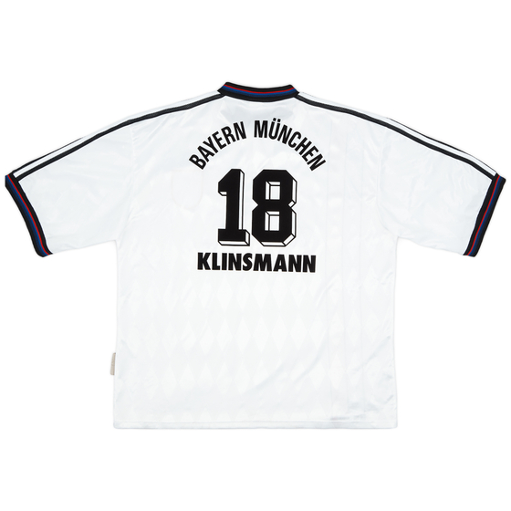 1996-98 Bayern Munich Away Shirt Klinsmann #18 - 9/10 - (XXL)