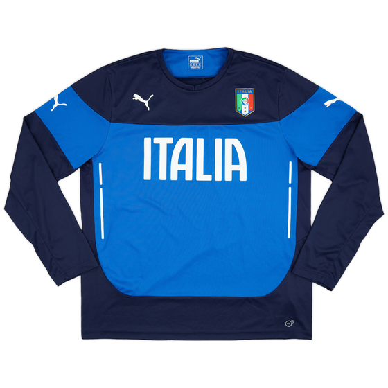 2014-15 Italy Puma Training L/S Shirt - 8/10 - (XXL)