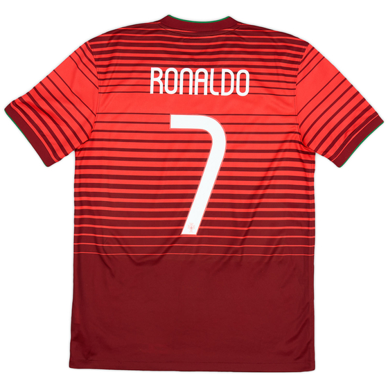 2014-15 Portugal Home Shirt Ronaldo #7 - 8/10 - (M)