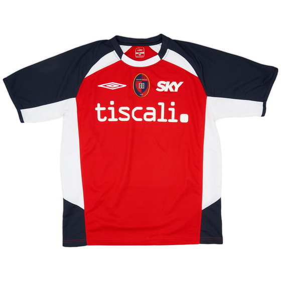 2007-08 Cagliari Umbro Training Shirt - 6/10 - (M)