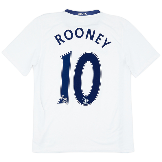 2008-10 Manchester United Away Shirt Rooney #10 - 8/10 - (S)