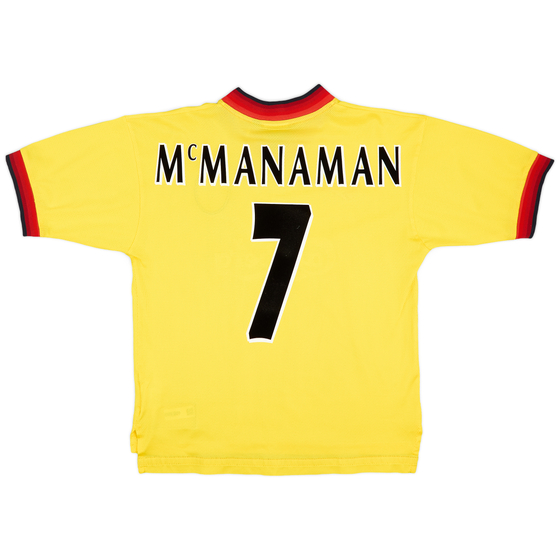 1997-99 Liverpool Away Shirt McManaman #7 - 9/10 - (M)