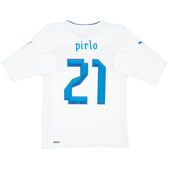 2012-13 Italy Away Shirt Pirlo #21 - 7/10 - (S)