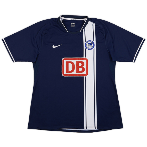 2007-08 Hertha Berlin Player Issue Home Shirt #6 - 7/10 - (XL)