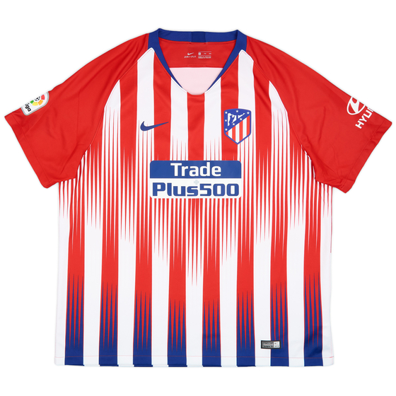2018-19 Atletico Madrid Home Shirt - 10/10 - (XXL)