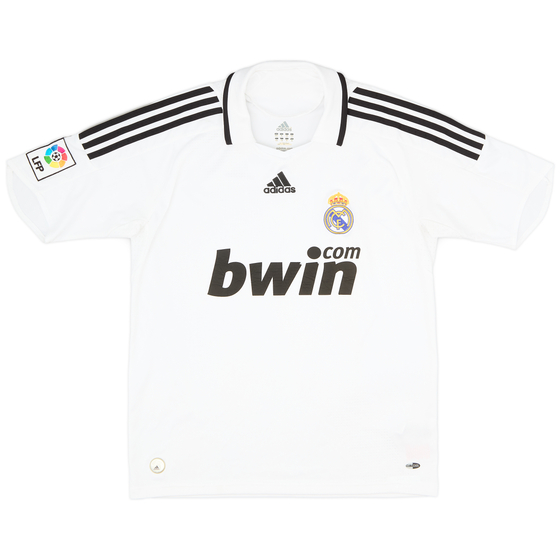 2008-09 Real Madrid Home Shirt - 8/10 - (XL.Boys)