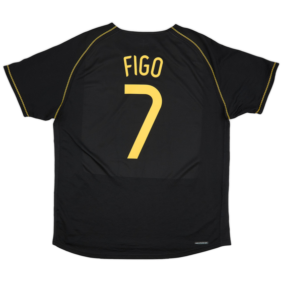 2006-07 Portugal Away Shirt Figo #7 - 7/10 - (XL)