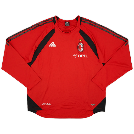 2005-06 AC Milan adidas Training L/S Shirt - 9/10 - (L/XL)