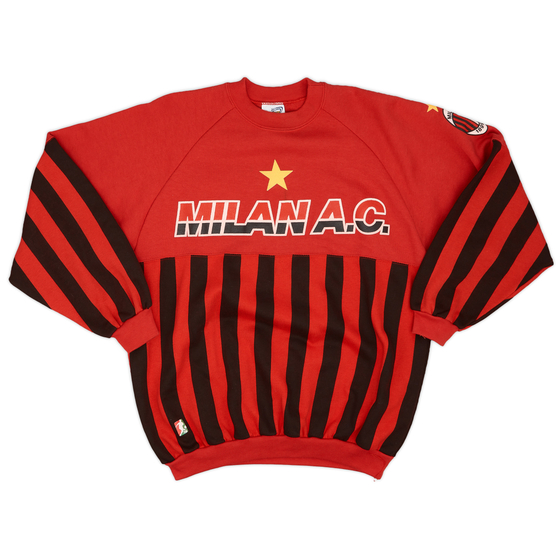 1990-91 AC Milan Le Felpe dei Grandi Club Sweat Top - 9/10 - (L)