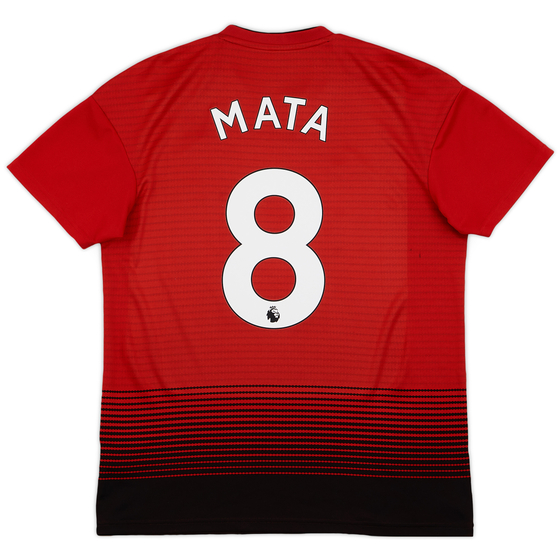 2018-19 Manchester United Home Shirt Mata #8 - 5/10 - (M)