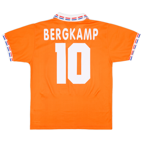 1996 Netherlands Home Shirt Bergkamp #10 - 9/10 - (M)