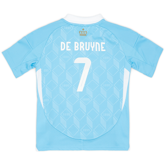 2024-25 Belgium Away Shirt De Bruyne #7 (KIDS)