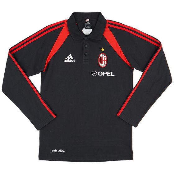 2004-05 AC Milan Polo L/S Shirt - 8/10 - (S)