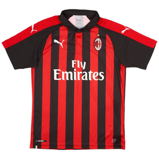 2018-19 AC Milan Home Shirt - 8/10 - (M)