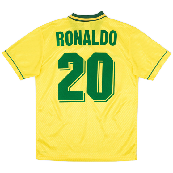 1994 Brazil Home Shirt Ronaldo #20 - 6/10 - (L)