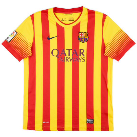 2013-15 Barcelona Away Shirt - 9/10 - (XL.Boys)